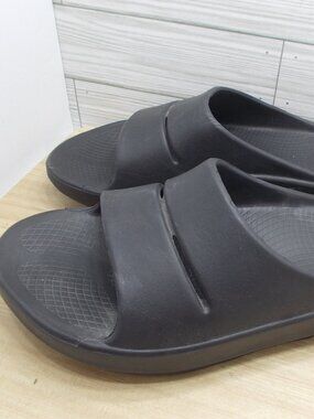Oofos Ooahh Recovery Slides Black US Men's 9 EU 42 Comfort Ortho Shoes